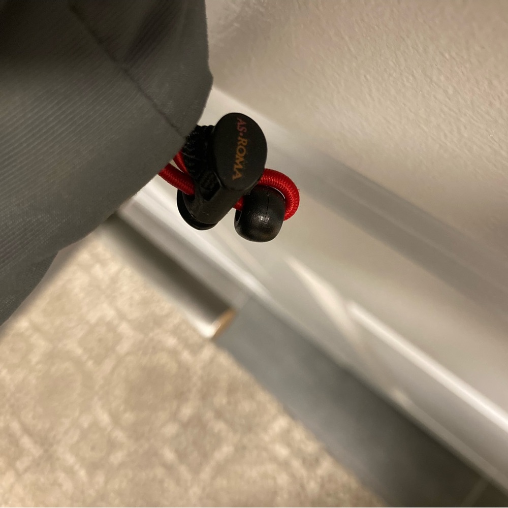 AS Roma, men’s half-zip winter jacket, fleece lined, pull-over style - Picture 7 of 15